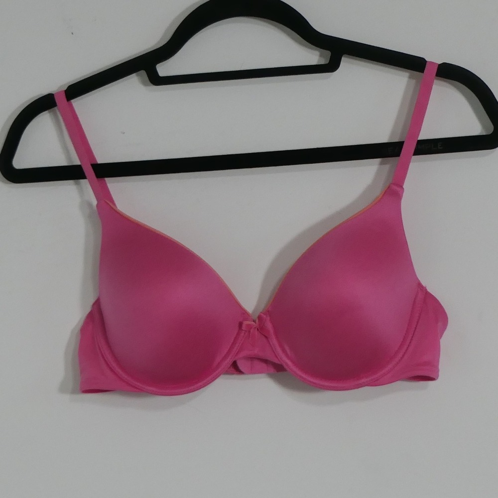 Unbranded Womens T-Shirt Bra 34 B/C Pink Feminine Underwire Intimates Girly